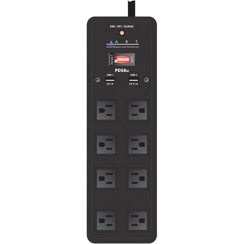 Art Pds8U 8-Outlet Surge Protector - Red One Music
