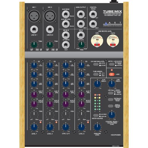 Art TUBEMIX 5-Channel Mixer With USB Interface - Red One Music