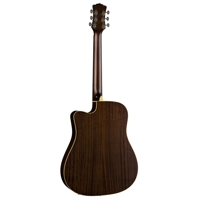 Luna ART VINTAGE Acoustic/Electric Guitar (Distressed Vintage Brownburst)