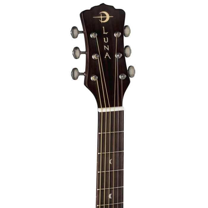 Luna ART VINTAGE Acoustic/Electric Guitar (Distressed Vintage Brownburst)