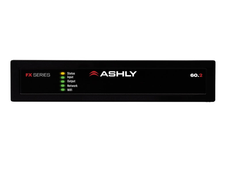 Ashly FX-60.2 1/2U DSP Amplifier 2 x 60W @ 4/8 Ohms, 1 x 120W @ 70/100V