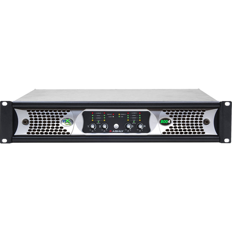 Ashly NXE8004BD Amplificateur de puissance multimode réseau 4 canaux série NXE avec cartes OPDAC4 et OPDante