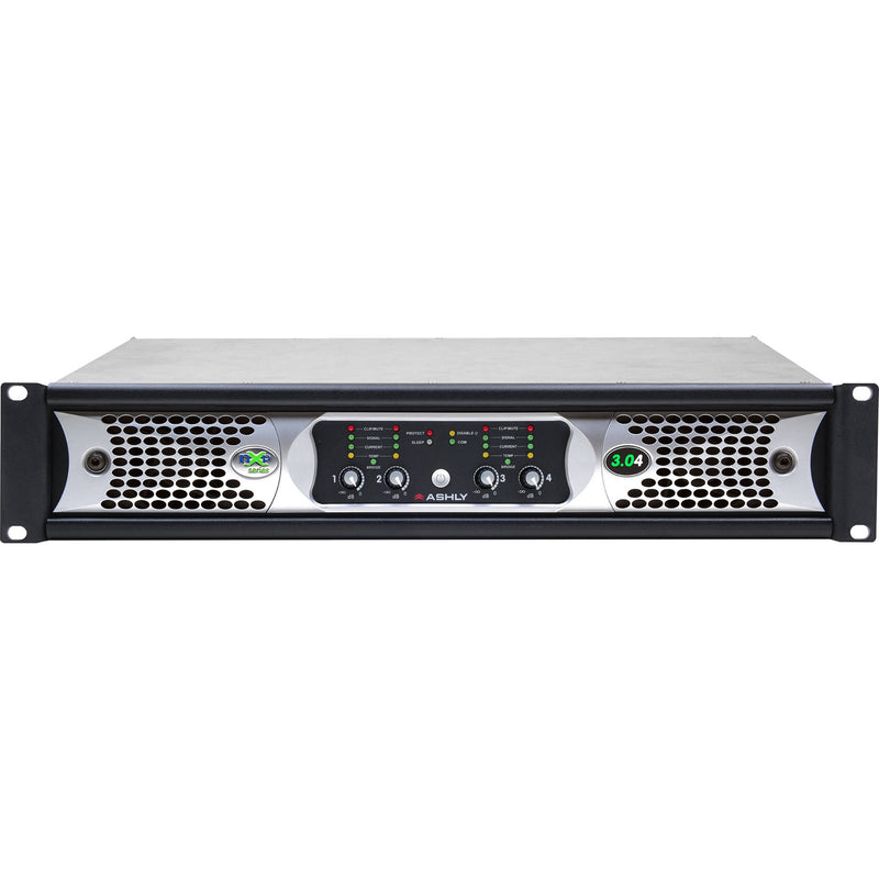 Ashly NXP3.04D 4-Channel Multi-Mode Network Power Amplifier with Protea DSP Software Suite & Dante Digital Interface