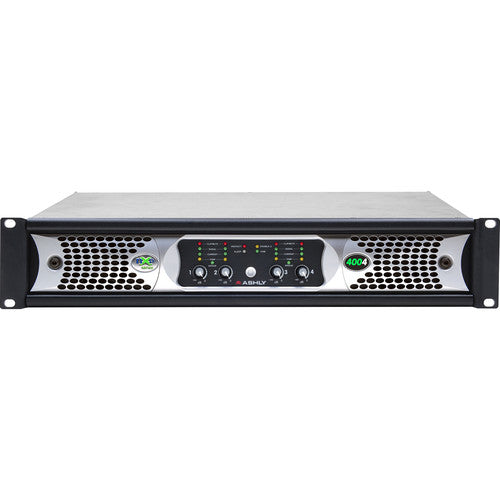 Ashly NXP4004D 4-Channel Multi-Mode Network Power Amplifier w/ Protea DSP Software Suite & Dante Digital Interface