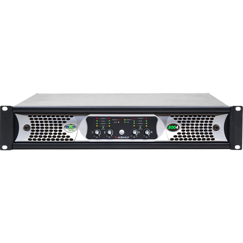 Ashly NXP8004D Amplificateur de puissance réseau multimode 4 canaux avec suite logicielle Protea DSP et interface numérique Dante