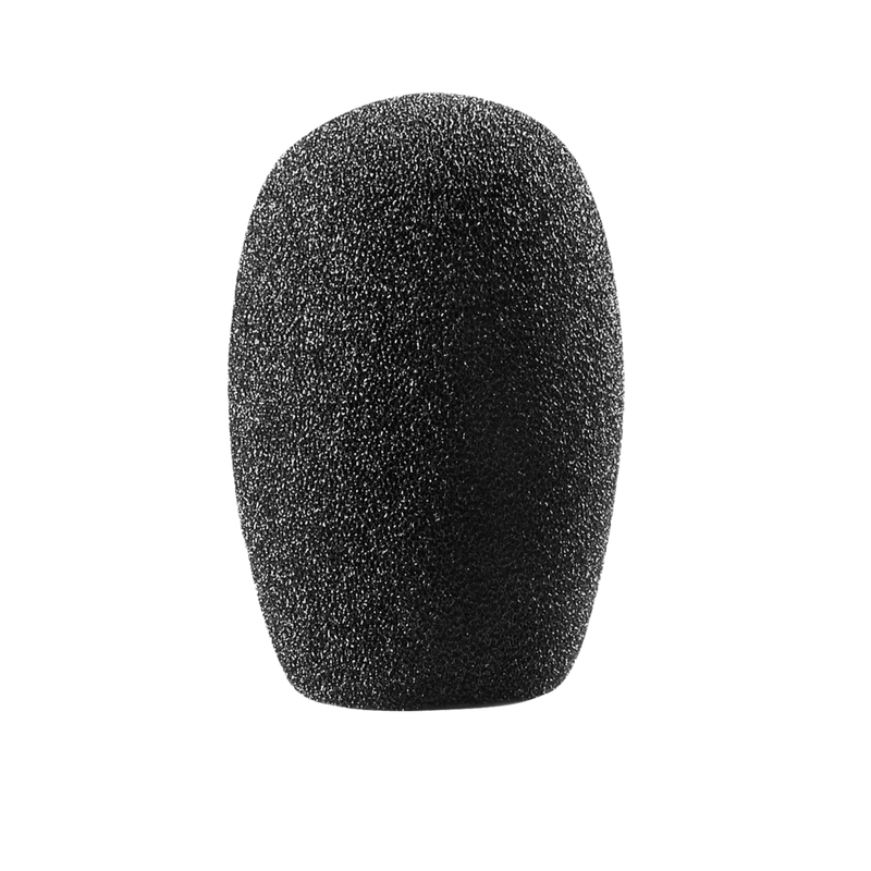 Audio-Technica AT8115 Small Egg-Shaped Foam Windscreen - Black