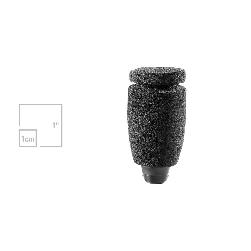 Audio-Technica AT8161 Bonnette anti-vent en métal à col de cygne - Noir