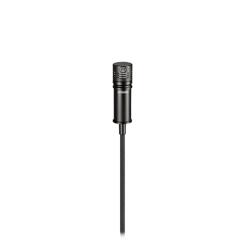 Audio-Technica ATM350GL Cardioid Condenser Instrument Microphone w/ Guitar Mounting System - Long