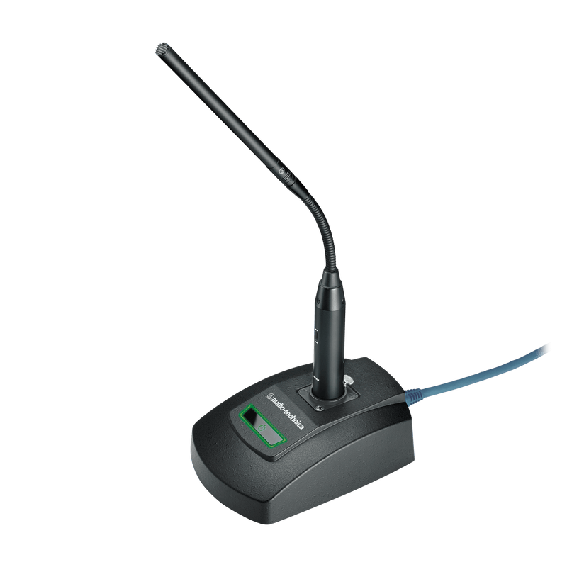 Audio-Technica ATND8677A Support de bureau pour microphone avec sortie réseau Dante™