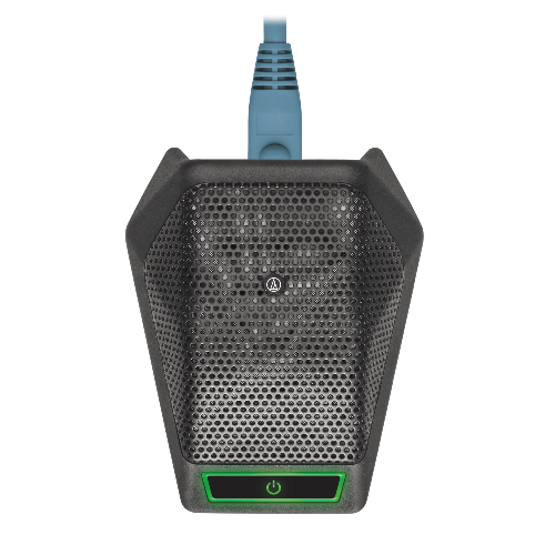 Audio-Technica ATND971A Microphone de surface à condensateur cardioïde avec sortie réseau Dante™