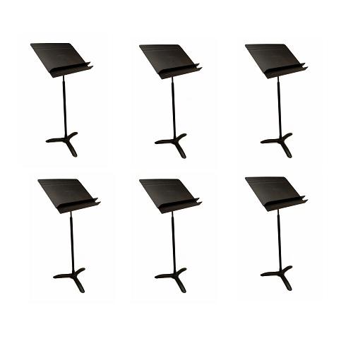 Manhasset M5006 6 Pack 6 Orchestral Music Stands - Red One Music