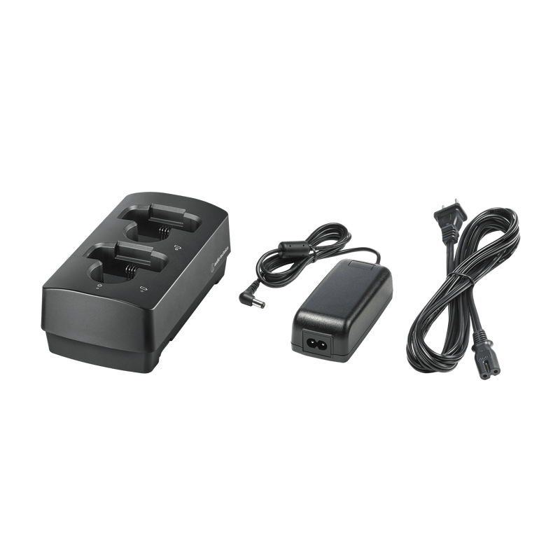 Audio-Technica ATW-CHG3AD 3000 Series Two-Bay Charging Station w/ AC Adapter