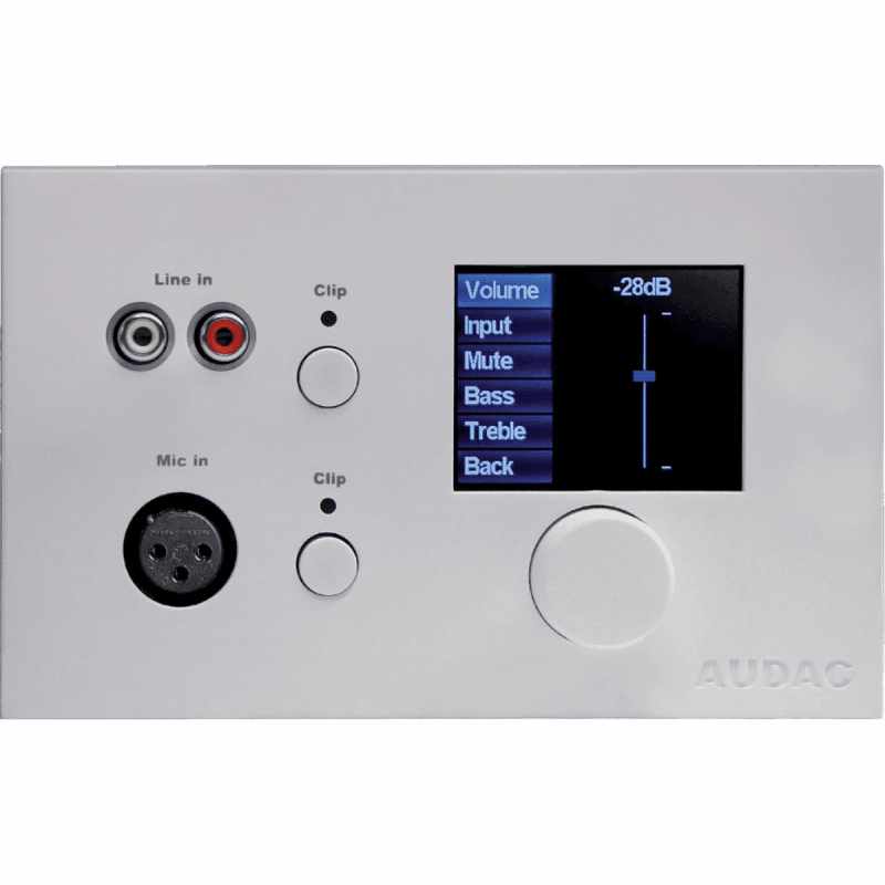 Audac DW5066 Digital All-In-One Wall Panel (White)