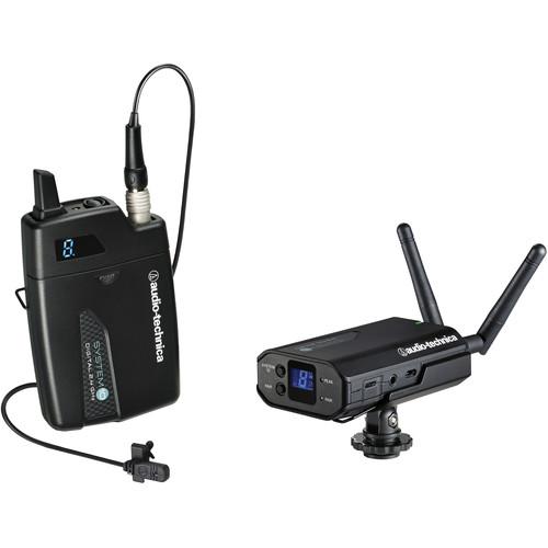 Audio-Technica Atw-1701L  System 10 Camera-Mount Digital Wireless System With Omni Lavalier Mic - Red One Music