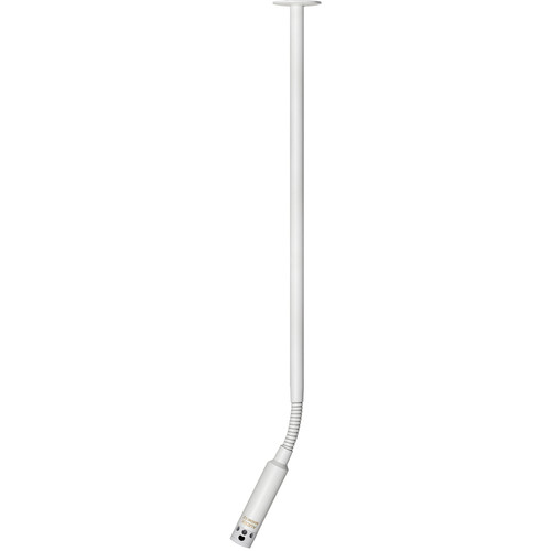 Audix M40W12S Microphone de plafond supercardioïde miniature à haut rendement avec col de cygne 12" - Blanc 