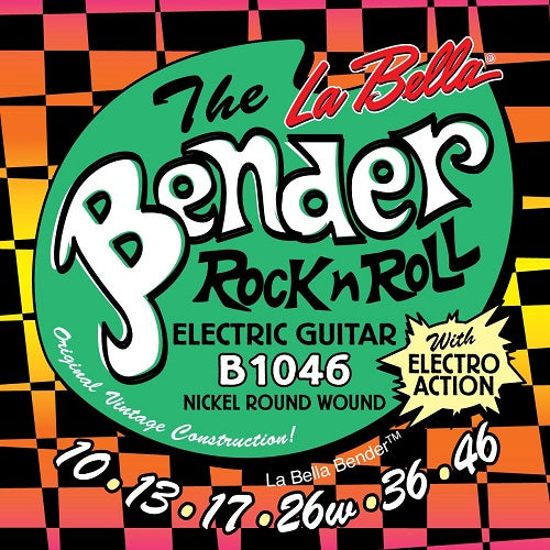 La Bella B1046 Bender Guitar Guitar Strings - régulier 10-46