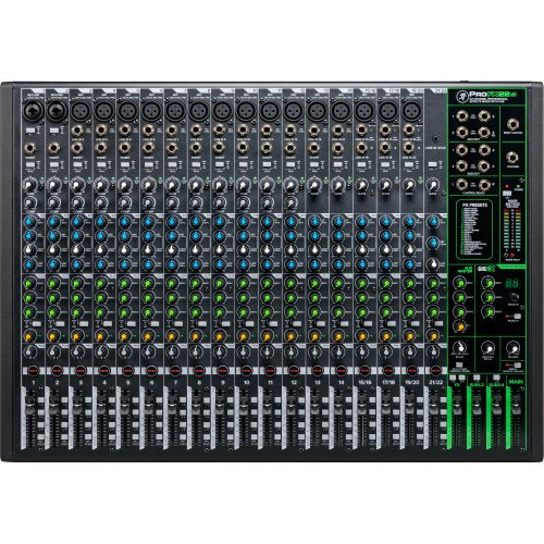 Mackie ProFX22v3 22-Channel 4-Bus Professional Effects Mixer with USB - Red One Music
