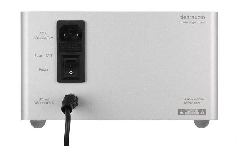 Clearaudio SMART POWER 24V DC Power Supply Upgrade for Ovation and Innovation Turntables - Silver