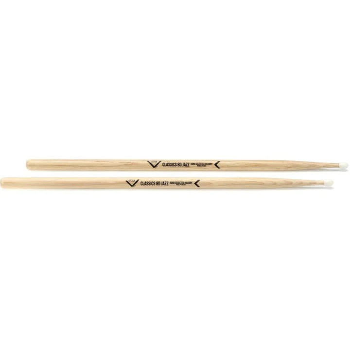 Vater VHC8DJN Classics 8D Jazz Nylon Tip Drumsticks