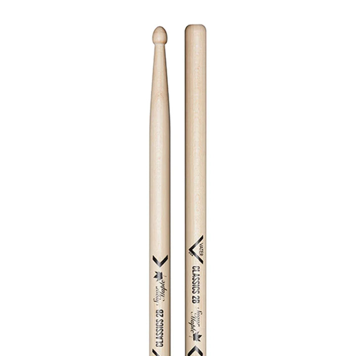 Vater VSMC2BW Sugar Maple Classics 2B Wood Tip Drumsticks