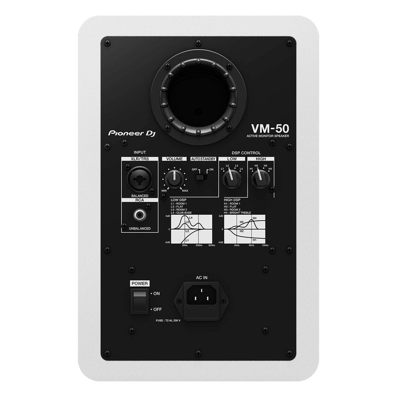 Pioneer DJ VM-50 Monitor de studio actif à 2 voies - simple - blanc