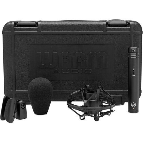 Warm Audio WA-84-C-B Small Diaphragm Condenser Microphone (Black) - Red One Music
