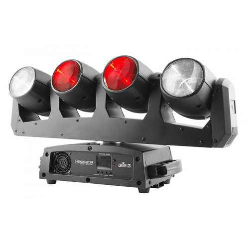 Chauvet Intimidator Wave 360 Stunning Moving Light Array With 4 Independently Controlled Heads On A Rotating Base - Red One Music