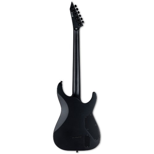 ESP LTD MH-1000 BARITONE Left-Handed Electric Guitar (Black Satin)