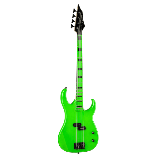 Dean Czone Bass Ng Custom Zone - Nuclear Green - Red One Music