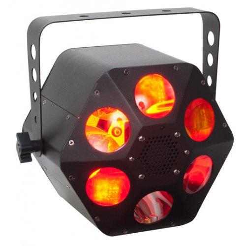 American DJ Quad-Phase-Hp 4-In-1 32W Led Effect Light - Red One Music