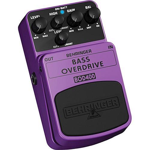 Behringer Bod400 Bass Overdrive Effect Pedal - Red One Music