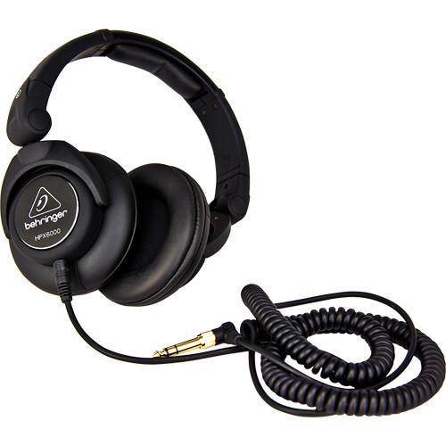 Behringer HPX6000 Professional DJ Headphones - Red One Music
