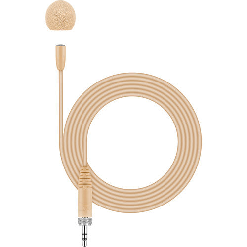 Sennheiser MKE Essential Omni-Beige Omnidirectional Microphone with 3.5mm Connector (Beige) - Red One Music