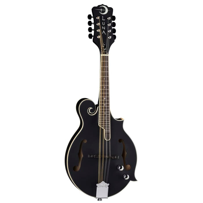 Luna BGM MOON F Moonbird F-Style Acoustic/Electric Mandolin (Satin Black)