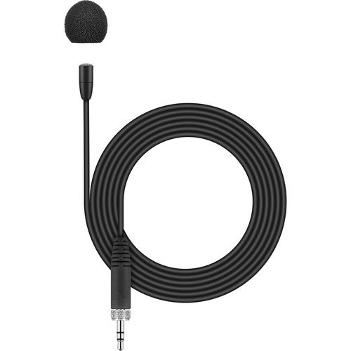 Sennheiser MKE Essential Omni-Black Omnidirectional Microphone with 3.5mm Connector (Black) - Red One Music