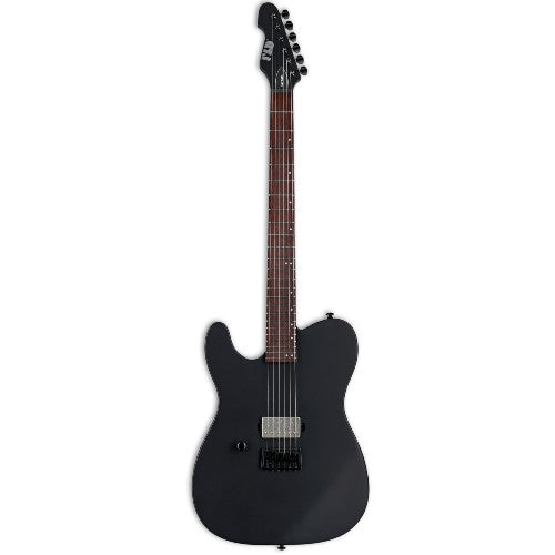 ESP LTD TE-201 Guitare électrique avec micro unique conçu par ESP – Noir satiné – Gaucher