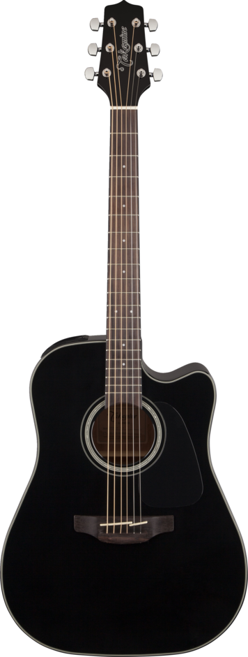 Takamine GD30CE-BLK - Dreadnought Cutaway Acoustic Electric Guitar with Preamp and Tuner - Black
