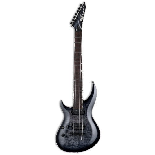 ESP LTD H3-1007 BARITONE FM Guitare électrique avec micros Seymour Duncan – See Thru Black Sunburst – Gaucher