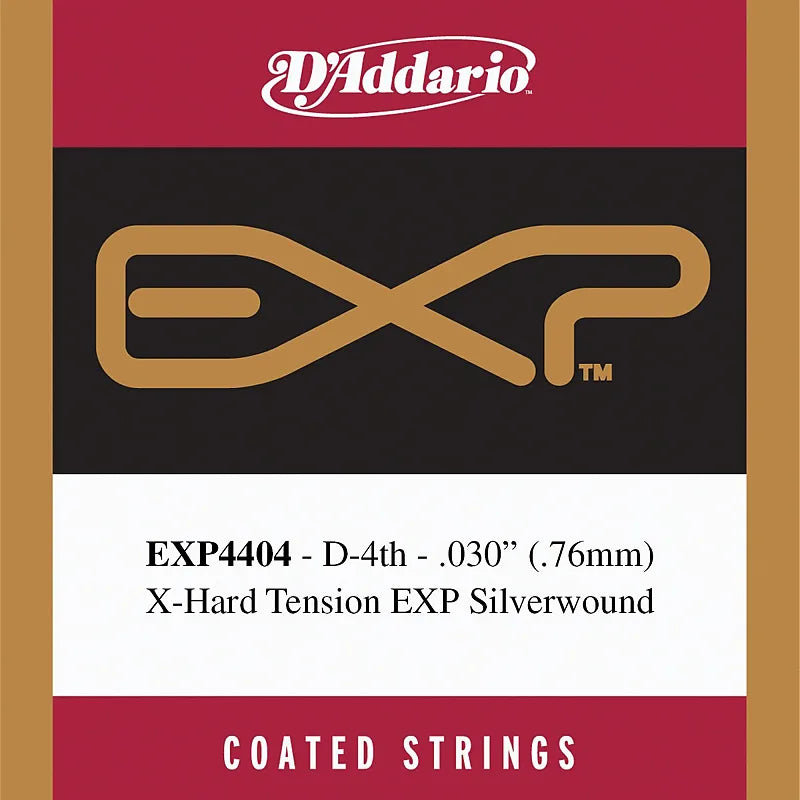 D'Addario Exp revêtement unique D String de guitare classique Extra Hard 30