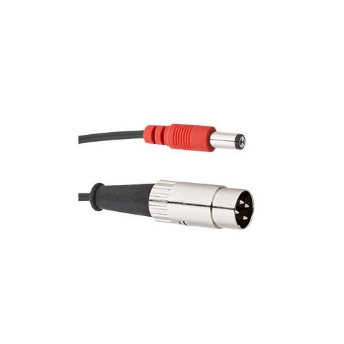 Voodoo Lab Pas4 Ac Cable With 25 Mm Straight And 4-Pin Din Connecteur -18 - Red One Music
