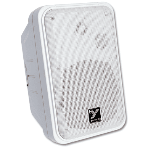 Yorkville C110 White Two-Way Compact 70-Volt Installation Loudspeaker In White - Red One Music