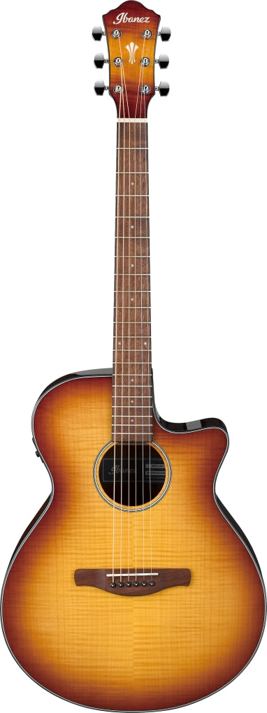 Ibanez AEG70LHH AEG Body Single Cutaway Acoustic Guitar (Light Honey Burst)