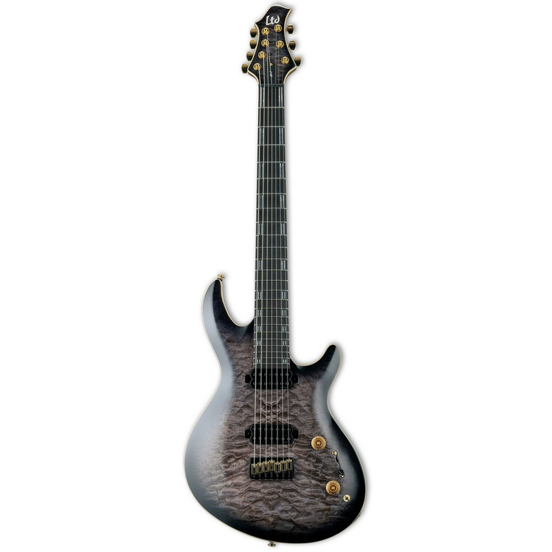 ESP LTD JAVIER REYES Guitare électrique 7 cordes (Faded Blue Sunburst)