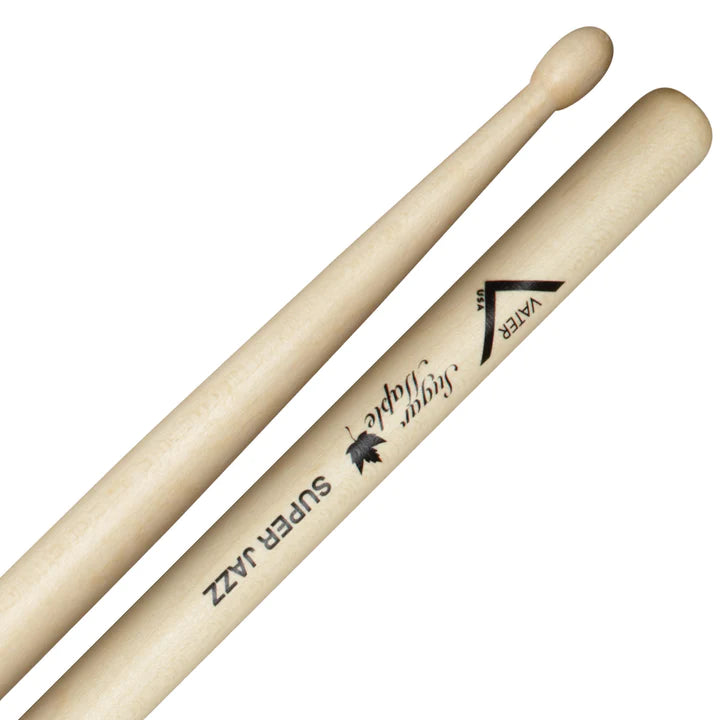 Vater VSMSJW Sugar Maple Super Jazz Wood Tip Drumsticks