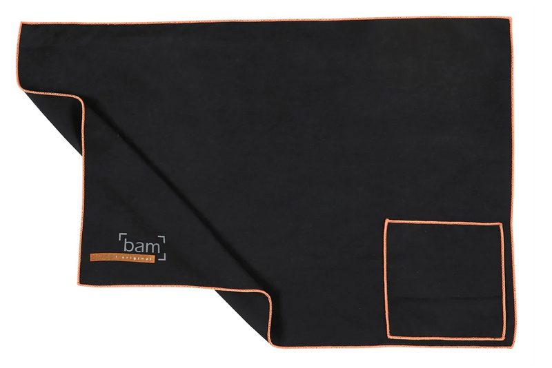 Bam CC-0003 Microfiber Cleaning Cloth For String Instruments Medium (Black)