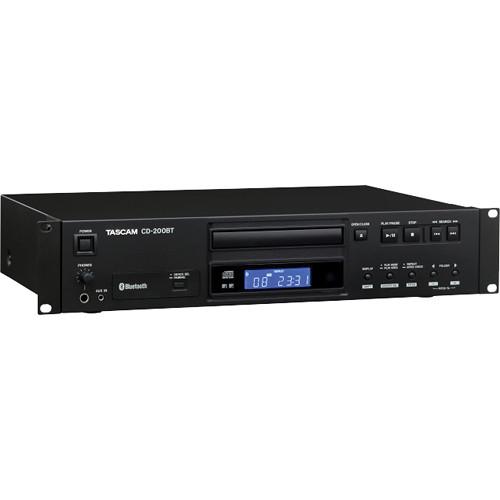 Tascam CD-200BT Rackmount Cd Player With Bluetooth Receiver - Red One Music