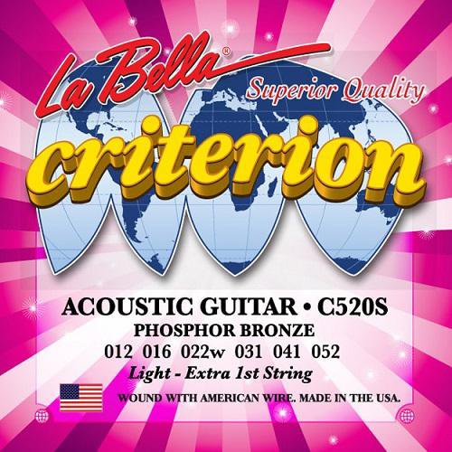 La Bella C520S Guitar Strings - Red One Music