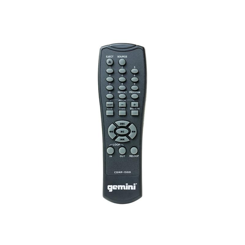 Gemini CDMP-1500 Lecteur CD/MP3/USB simple professionnel 1U 19"