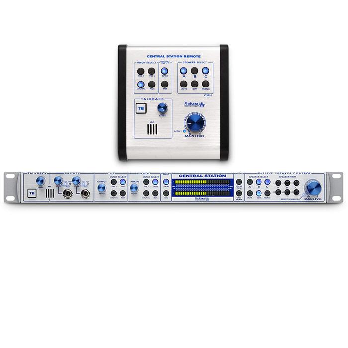 Presonus CENTRAL STATION PLUS Studio Control Center Interface With Remote - Red One Music