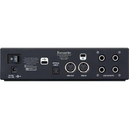 Focusrite CLARETT 2PRE USB 10X4 Usb Audio Interface - Red One Music